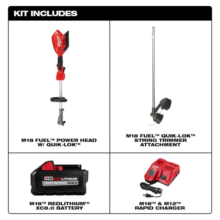 M18 FUEL POWER HEAD STRING TRIMMER KIT