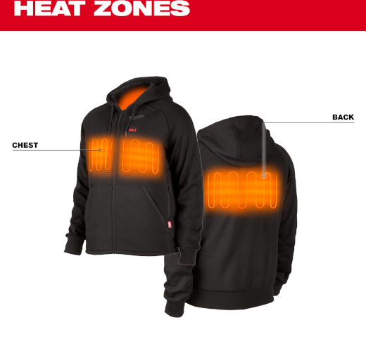 M12 HEATED HOODIE KIT - BLACK