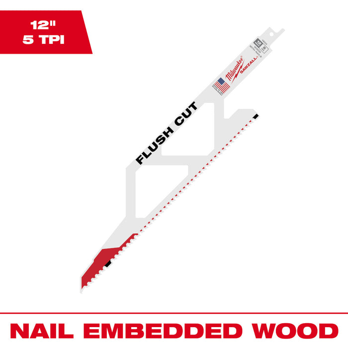 SAWZALL FLUSH CUT BLADE 1/PK