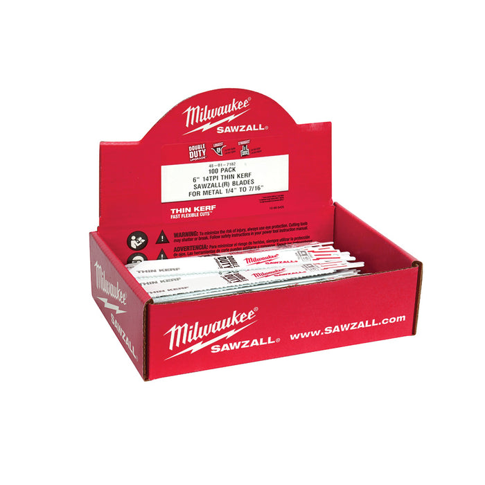 SAWZALL BLADE 6" X 24TPI 100/PK