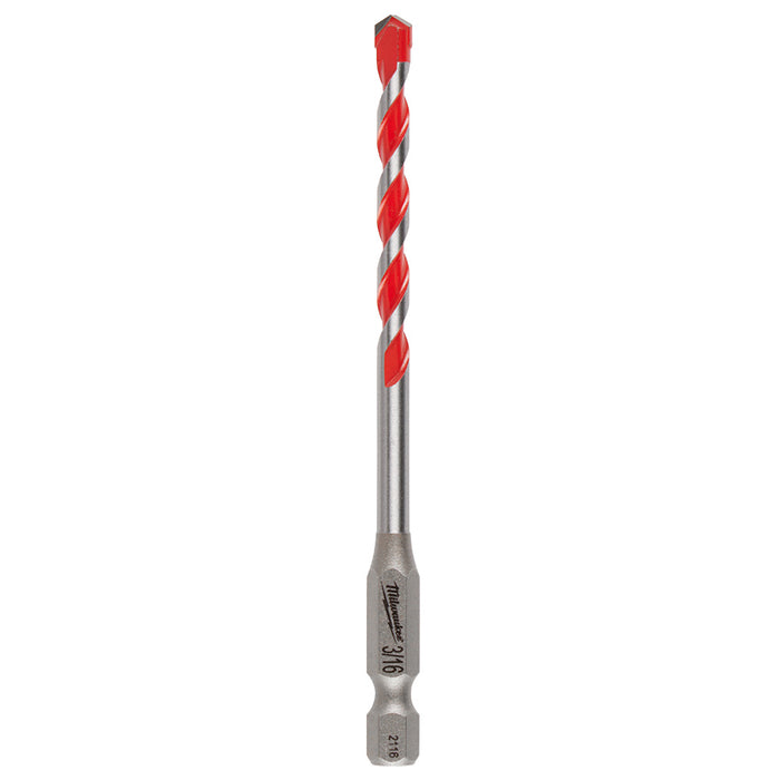 SHOCKWAVE CARBIDE HAMRDRILL BIT 3/16"X2"X4"