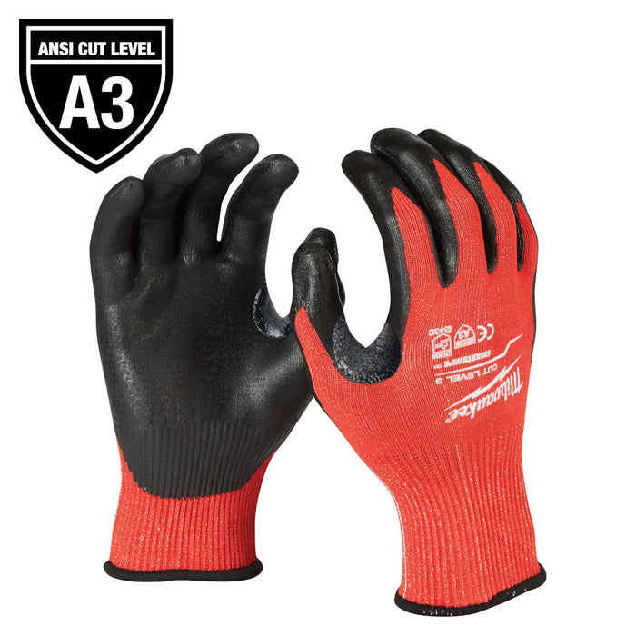 Milwaukee CUT 3 NITRILE GLOVES LARGE