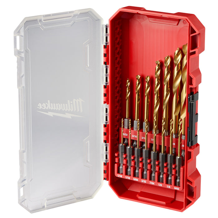 SHCKWV IMP DTY TITNM 15PC DRL BIT SET