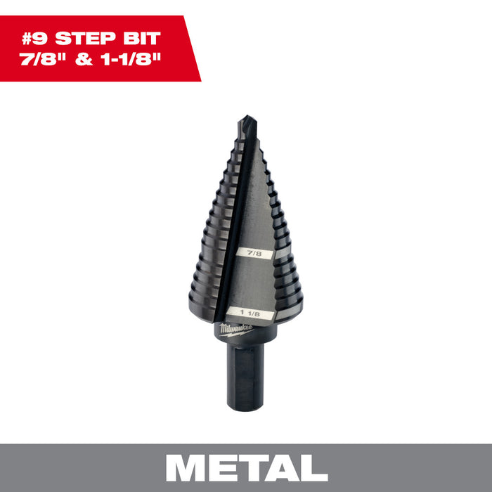 STEP BIT 7/8"-1-1/8'