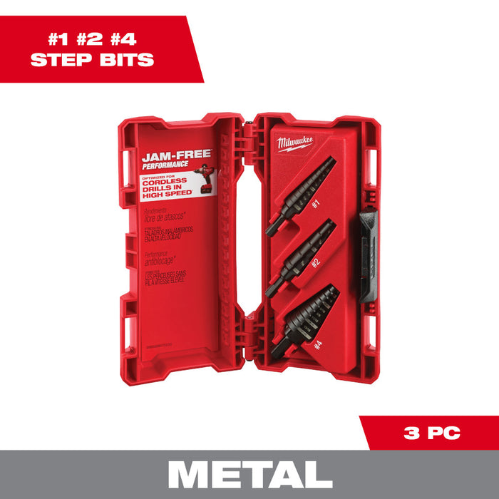 STEP BIT SET 3PC