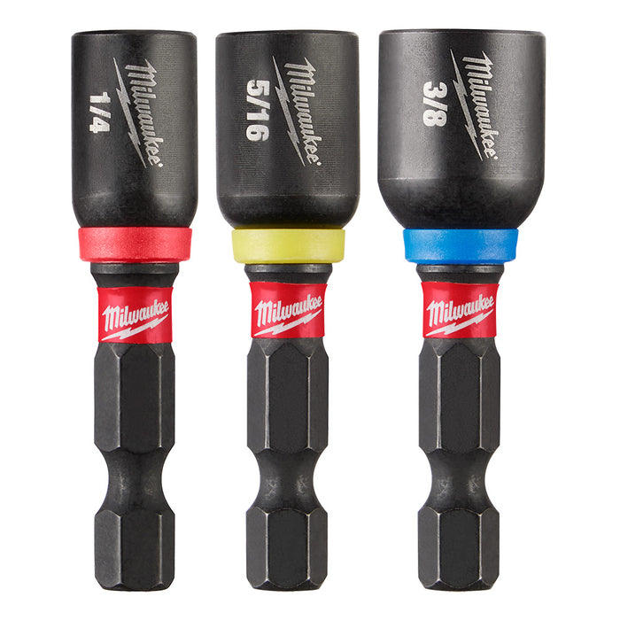 SHOCKWAVE 1-7/8" MAG NUT DRIVER SET 3PC