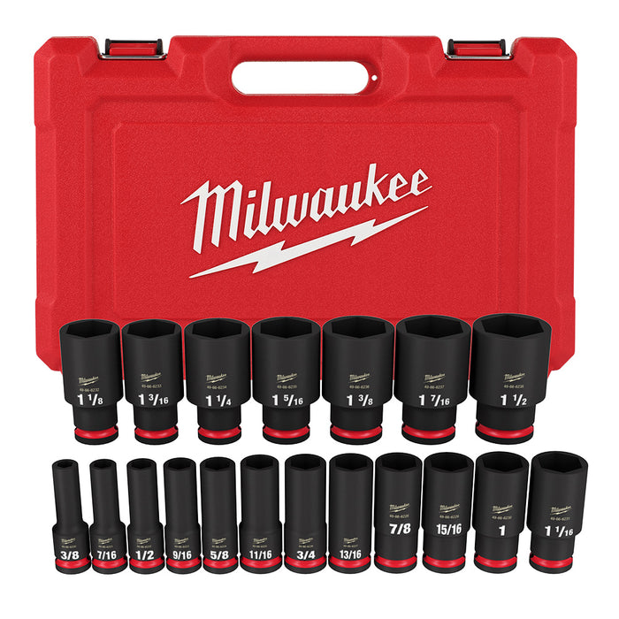 1/2"DR 19PC SAE SCKT SET