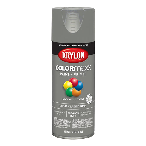 COLOURMAX PAINT&PRIMER GLOSS CLASSIC GREY 340G 6/CASE