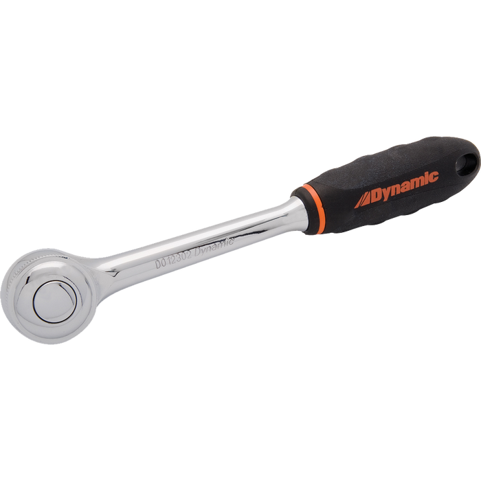 DYNAMIC 1/2" DRIVE 72 TOOTH RATCHET - CHROME/BLACK