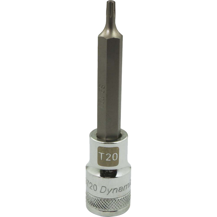 DYNAMIC 1/2" DRIVE LONG TORX BIT SOCKET - CHROME SINGLE SOCKET