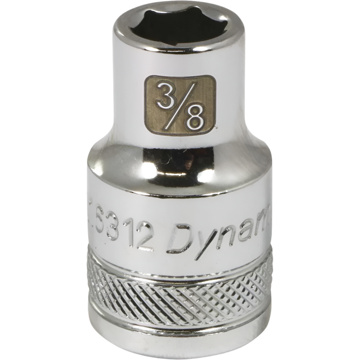 DYNAMIC 1/4" DRIVE 6 POINT SAE SOCKET - CHROME