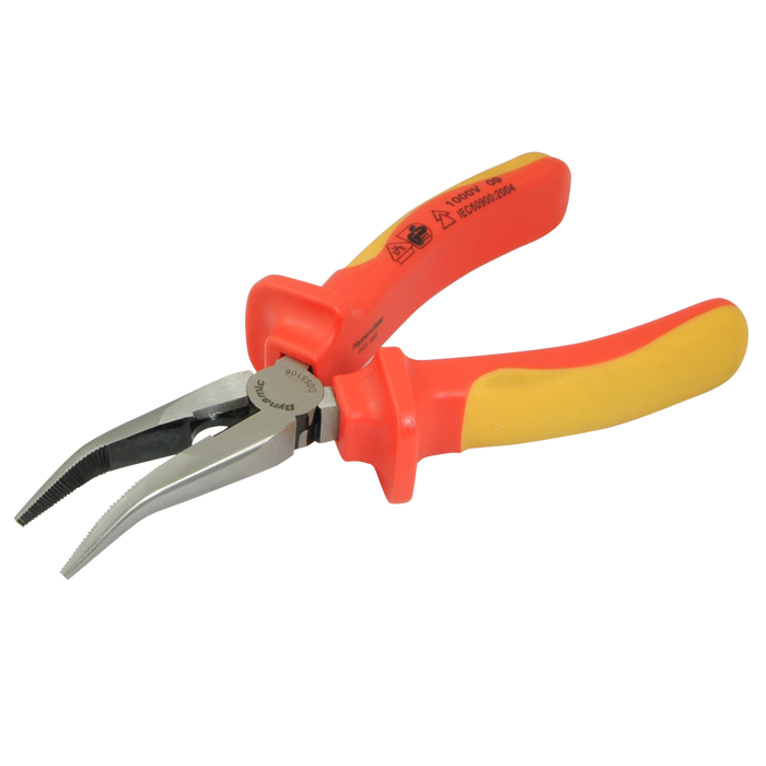 6" BENT NOSE PLIERS-INSULATED