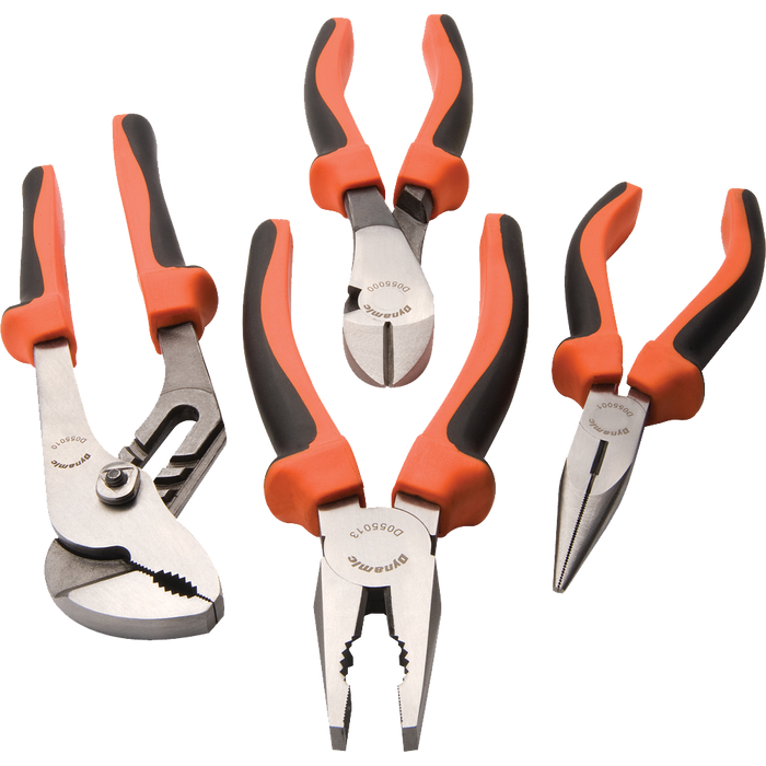 PLIER SET 4PC COMFORT HANDLE