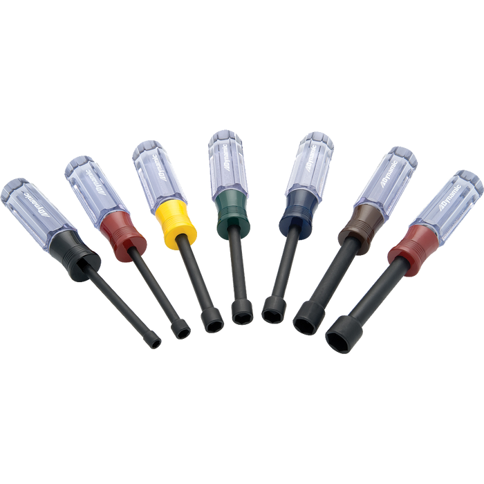 7 PC NUT DIVER SET SAE-ACETATE HAND