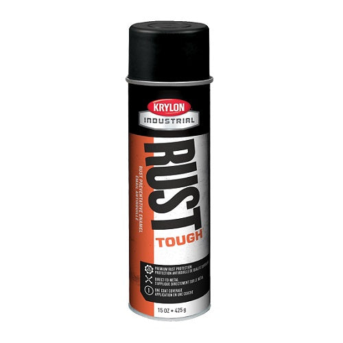 RUST TOUGH FLAT BLACK 425G 6/CS