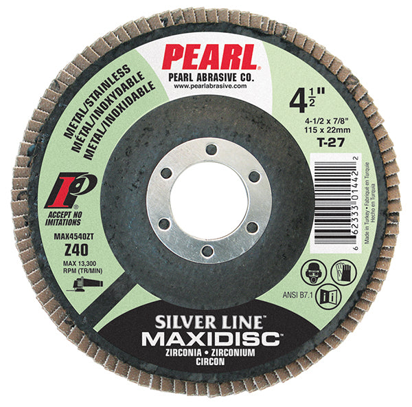 FLAP DISC 4-1/2" X 7/8" GR120 ZIRC 10/BX
