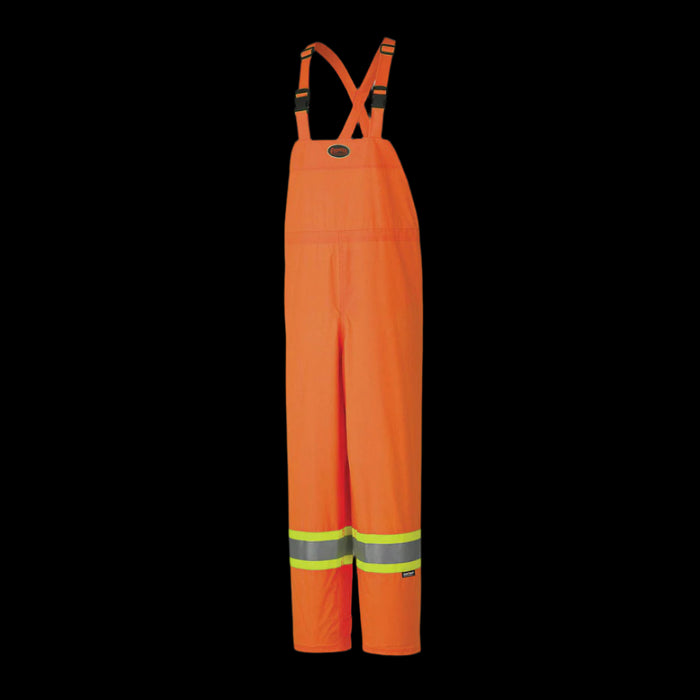 PIONEER HIVIS RAIN OVERALLS - ORANGE