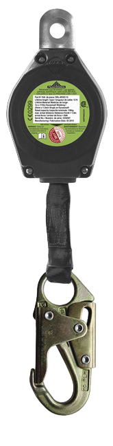 Self retracting lanyard 12'X1" WEBBING WITH SNAP HOOKS