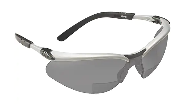 SAFETY GLASSES BX READER 2.5 GREY LENSE