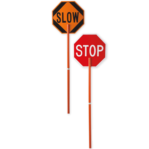 STOP/SLOW SIGN ONLY