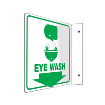 90D EYE WASH SIGN