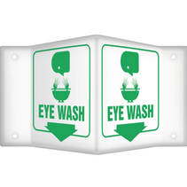 3D EYE WASH SIGN