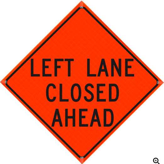 SIGN LLC REFLECTIVE 90 X 90