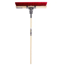 MULTI SURF 24" PUSH BROOM W/ HAND 4/PACK