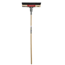 BROOM HEAD 18" ROUGH SURFACE GARANT PRO W H/D HANDLE 4/PACK