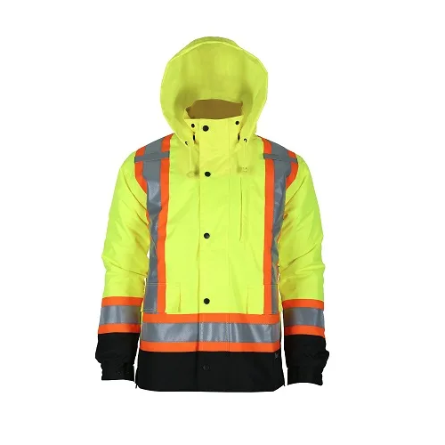VIKING 7-IN-1 INSULATED POLY COAT - LIME GREEN
