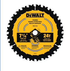 DEWALT 7-1/4" CIRCULAR BLADE 24T