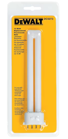DEWALT FLUORESCENT REPLACE BULB