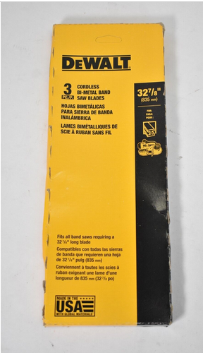 PORTABAND BLADES 24 TPI 32 7/8" 3/PK DEWALT