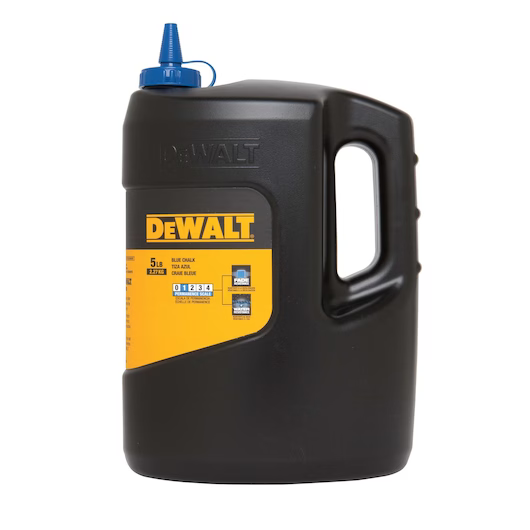 CHALK REFILL 5 LB BLUE DEWALT