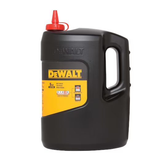 CHALK REFILL 5 LB RED DEWALT