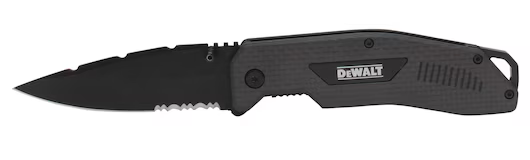 DEWALT CARBON FIBER FOLDING POCKET KNIFE