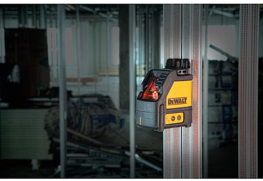 DEWALT LASER SELF LEVELING CROSS LINE 100' RED