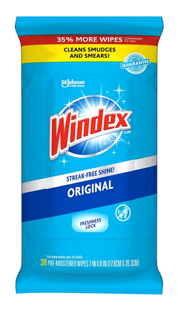 WINDEX WIPES 28/PK