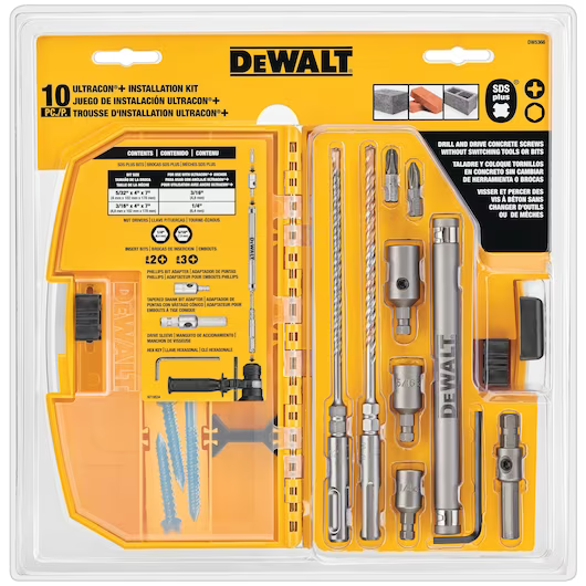 10 Pc Anchor Drive Kit (Tapcon Set)