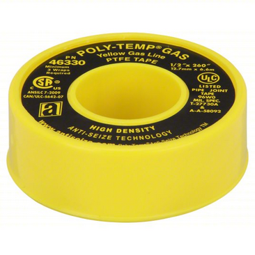 TEFLON TAPE YELLOW 1/2 X 480 GAS
