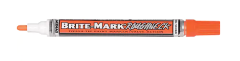BRITE MARK ORANGE PAINT MARKER 12B
