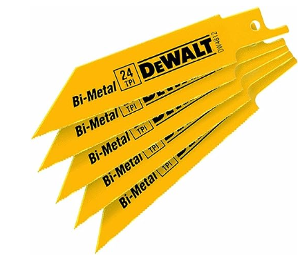 4" 24 TPI Straight Back Bi-metal