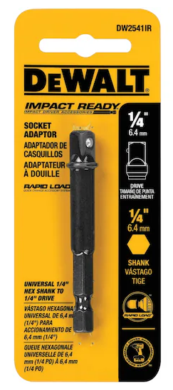 1/4" Socket Adapter