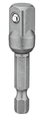 SOCKET ADAPTER 1/4HEX TO 1/2"SQ