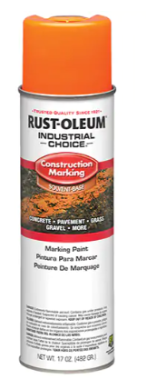 RUST-OLEUM S/B ORANGE MARKING PAINT 12/CASE