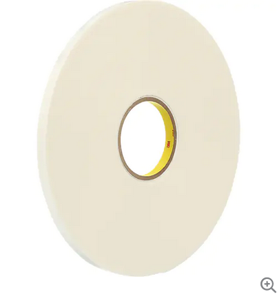 3M TAPE DOUBLE SIDED FOAM 1/2 36YD