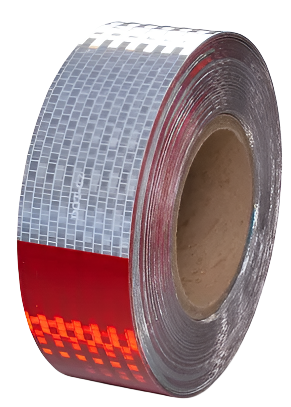 TAPE CONSPICUITY RED/WHITE 2"X150'