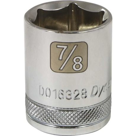 DYNAMIC 1/2" DRIVE 6PT SAE SOCKET - CHROME