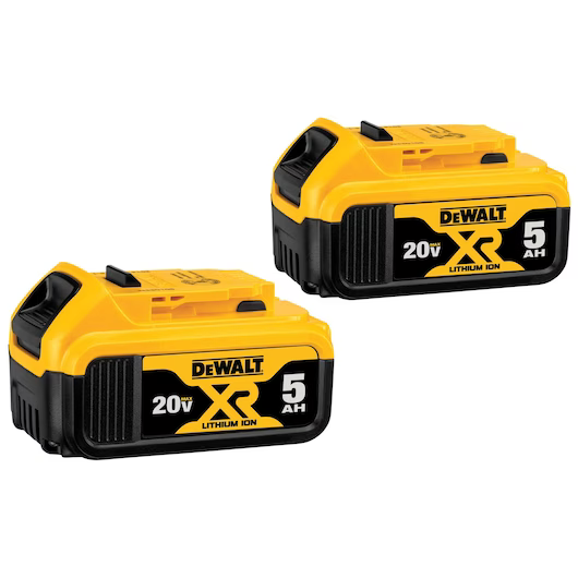 20 V MAX XR5 5AMP BATTERY 2PACK