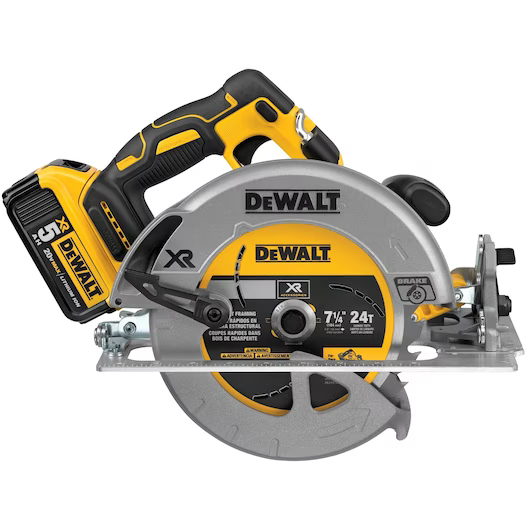 20V MAX XR 7-1/4" CIRC SAW W/1-5AMP BATTERY KIT